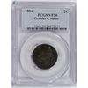 Image 1 : 1804 HALF CENT, PCGS VF-20  CROSSLET 4, STEMS