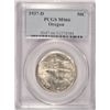 Image 1 : 1937-D OREGON TRAIL HALF DOLLAR PCGS MS66 WHITE