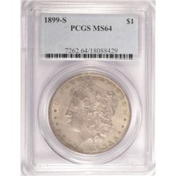 1899-S MORGAN DOLLAR PCGS MS64 COLORS!