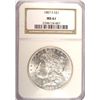 Image 1 : 1887-S MORGAN DOLLAR NGC MS61 WHITE