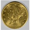 1907-S $20.00 LIBERTY GOLD, MS-63 FROSTY!