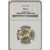 1934-D WASHINGTON QUARTER, NGC MS-65 GEM WHITE