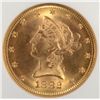 Image 2 : 1882 $10.00 GOLD LIBERTY NGC MS64 SCARCE, WHOLESALE 2100.00