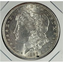 1889-S MORGAN DOLLAR MS-61 NICE WHITE BU BETTER DATE DOLLAR