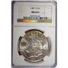 Image 1 : 1881-S MORGAN DOLLAR NGC MS-65+