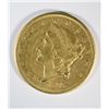 Image 1 : 1876-CC $20 GOLD LIBERTY AU58, RARE!