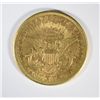 Image 2 : 1876-CC $20 GOLD LIBERTY AU58, RARE!
