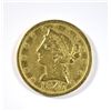 Image 1 : 1847-C $5 GOLD LIBERTY XF-AU VERY RARE!