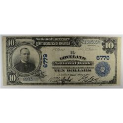 1902 $10 NATIONAL LOVELAND, OH #6779 VF