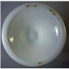 Image 5 : Vintage White Milk Glass Compote with Lid, Grape and Leaf Design, 7.5" tall