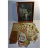 Image 1 : Misc Lot of Vintage Paper Goods, Scrapbook cutouts,  Trade Cards, ,& More