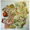 Image 2 : Misc Lot of Vintage Paper Goods, Scrapbook cutouts,  Trade Cards, ,& More