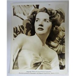 Vintage Starlet Photo, Dec. 1951, Polly Bergen, Paramount star 8"x10"