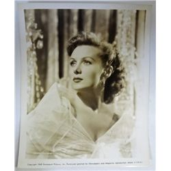 Vintage Starlet Photo, Dec. 1951,Rhonda Fleming, Paramount star 8"x10"