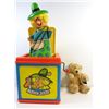 Image 1 : Lot of Two vintage toys. Boyds Bear and Jack in the Box