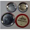 Image 3 : Vintage Lot Political Buttons, (3) Clinton Gore 1996 & one Kennedy for President