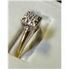 Image 2 : Vintage 14kt Yellow gold Diamond Ring, size 8.5, 1.4 dwt.