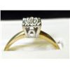 Image 3 : Vintage 14kt Yellow gold Diamond Ring, size 8.5, 1.4 dwt.