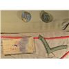 Image 2 : THREE U.S.ARMY HATS 1940'S, 1 - PACK FLEETWOOD RATION CIGARETTES VG CONDITION,