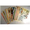 Image 1 : VINTAGE LOT OF 20 COLORIZED POSTCARDS CIRCA 1950'S