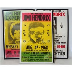 REPRODUCTION 1968 JIMI HENDRIX CONCERT POSTER NORMAN, OK, JIMI HENDRIX OMAHA