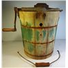 Image 1 : VINTAGE ICE CREAM MAKER. MISSING INNER CONTAINER THAT HOLDS ICE CREAM