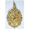 Image 1 : 14Kt Gold And Cabashon Peridot Pendant