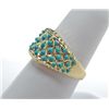 Image 2 : 14Kt Yellow Gold Ring Very Retro Looking