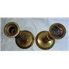 Image 16 : 10 Pieces of Brass and Teal Pottery Collection, Very Egyptian Looking