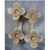 Image 8 : 6 Piece Ivory Vase and Candlestick Set