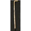 Image 1 : A chinese bone ribbed walking stick