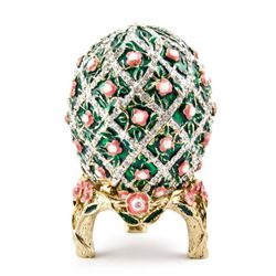 Rose Lattice Style Faberge Inspired Egg