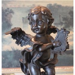 Cherub Bronze Sculpture