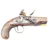 Image 2 : ENGLISH FLINTLOCK POCKET PISTOL BY W COLE 60 cal