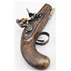Image 5 : ENGLISH FLINTLOCK POCKET PISTOL BY W COLE 60 cal