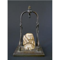 19th C netsuke watch stand