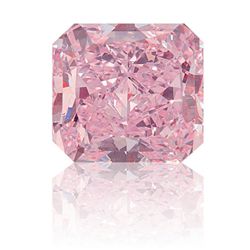 Bianco 1 Carat Pink Radiant Cut Diamond