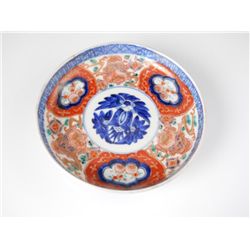 Imari saucer. Measures