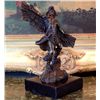 Image 2 : Native American Winged Warrior Bronze Sculpture