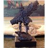 Image 5 : Native American Winged Warrior Bronze Sculpture