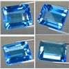 Image 1 : Perfect 27.55 Carat Octagon Cut Swiss Blue Topaz