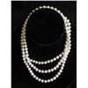 Image 1 : 48in long string of freshwater pearls,