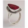 Image 1 : RUBY CORRUNDUM 32.35CTW ANTIQUE LOOKS .925 RING