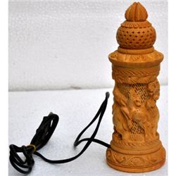 Haldu Wood Decorative Lamp size 10in.x3.5in.