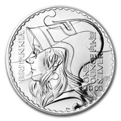 Uncirculated Silver Britannia 1 oz 2003