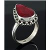 Image 1 : RUBY CORRUNDUM 26.94CTW STERLING SILVER RING