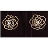 Image 1 : GOLD PLATED FLOWER DESIGN EARRING 2.93g