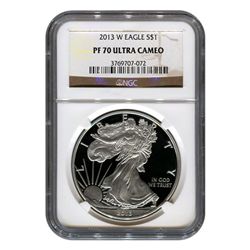 Certified Proof Silver Eagle 2013-W PF70 NGC