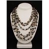 Image 1 : 696.00CTW MULTI-COLOR 6 ROW MOTHER OF PEARL NECKLACE