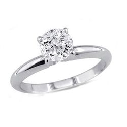1.50 ct Round cut Diamond Solitaire Ring, I-J, SI2